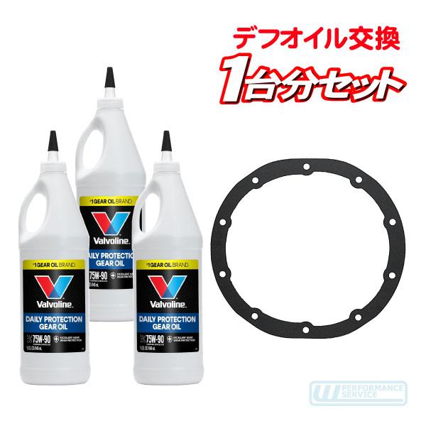 valvoline デフ オイル 75W-90 GL5 ガスケット セット・サバーバン タホ エスカレード ユーコンXL ユーコン 07-08y リアデフ 8.625RG★Y41 | 
