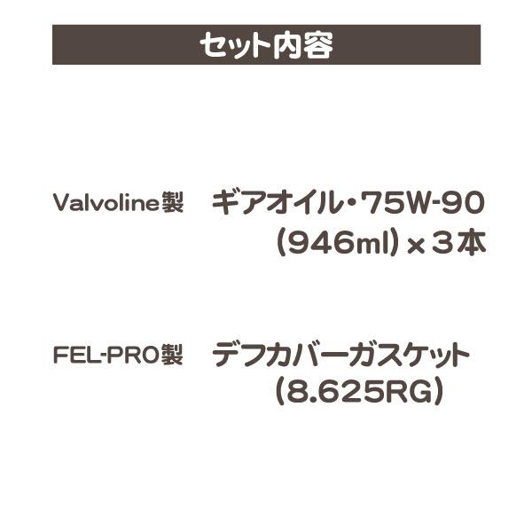 valvoline デフ オイル 75W-90 GL5 ガスケット セット・サバーバン タホ エスカレード ユーコンXL ユーコン 07-08y リアデフ 8.625RG★Y41 |  | 02