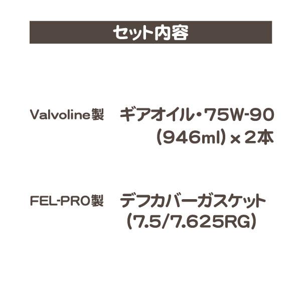 valvoline デフ オイル 75W-90 GL5 ガスケット セット・アストロ サファリ 01-05y 科学合成油 ギアオイル リアデフ 7.5 7.625RG★Y46 |  | 01