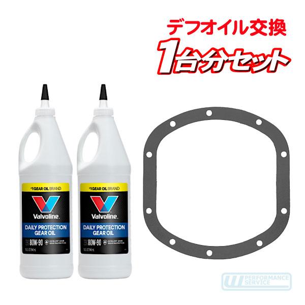 valvoline デフ オイル 80W-90 GL5 ガスケット セット・ラングラー チェロキー パッキン シール アクセル フロントデフ DANA30★Y49 | 