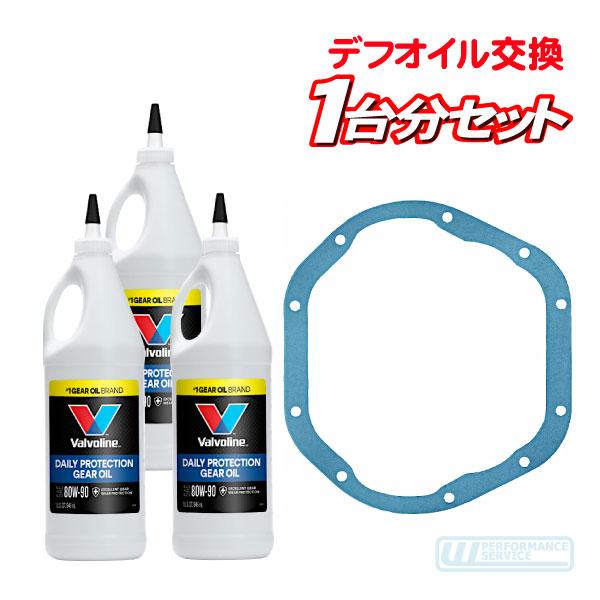 valvoline デフ オイル 80W-90 GL5 ガスケット セット・ラングラー 98-15y パッキン シール アクセル 科学合成油 リアデフ DANA44★Y4D | 