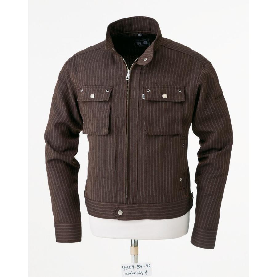 tora 4309-554 寅壱 ライダースジャケット 作業服 作業着 仕事着