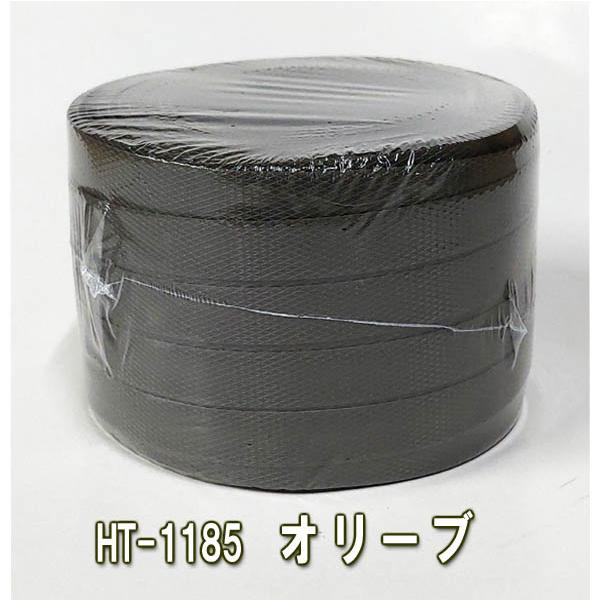 カラーＰＰバンド100ｍ巻 （手芸用バンド） オリーブ | 