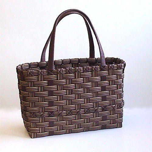 紙バンド手芸トライアルキット ストライプバッグキット（少し大き目お買い物バッグ） |  | 02