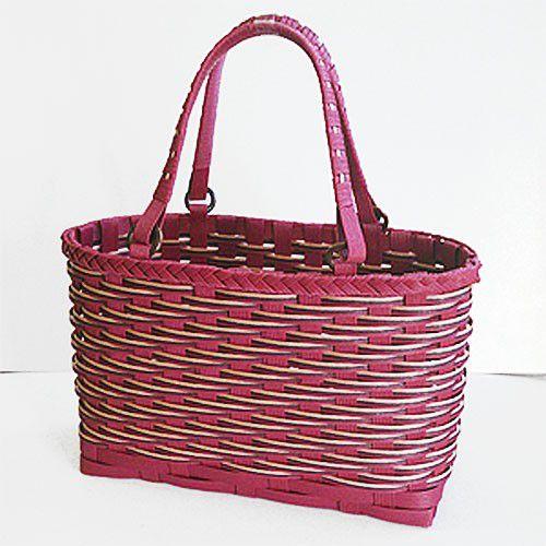 紙バンド手芸トライアルキット すこし大きめかごバッグキット ベリーセット | 