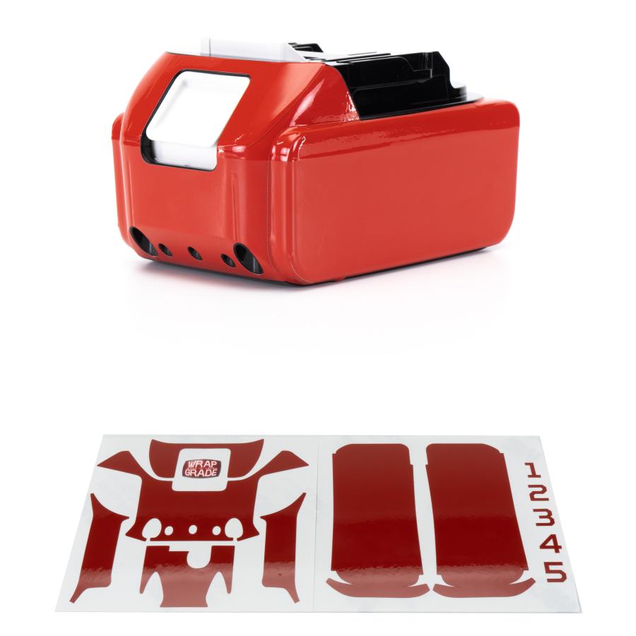 ラップグレード バッテリーカスタムラップ マキタ（Makita) 18v BL1860B, BL1850B, BL1830B用 (通常カラー) |  | 02