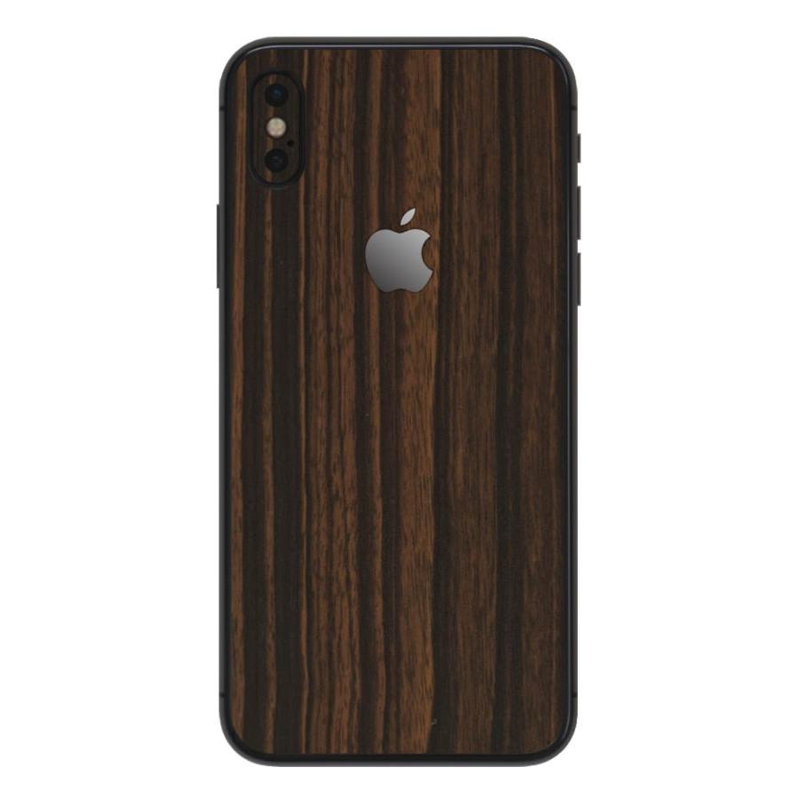 iPhoneX / XS / XS Max / XR スキンシール 背面 シール ケース 保護 フィルム wraplus エボニー | Apple