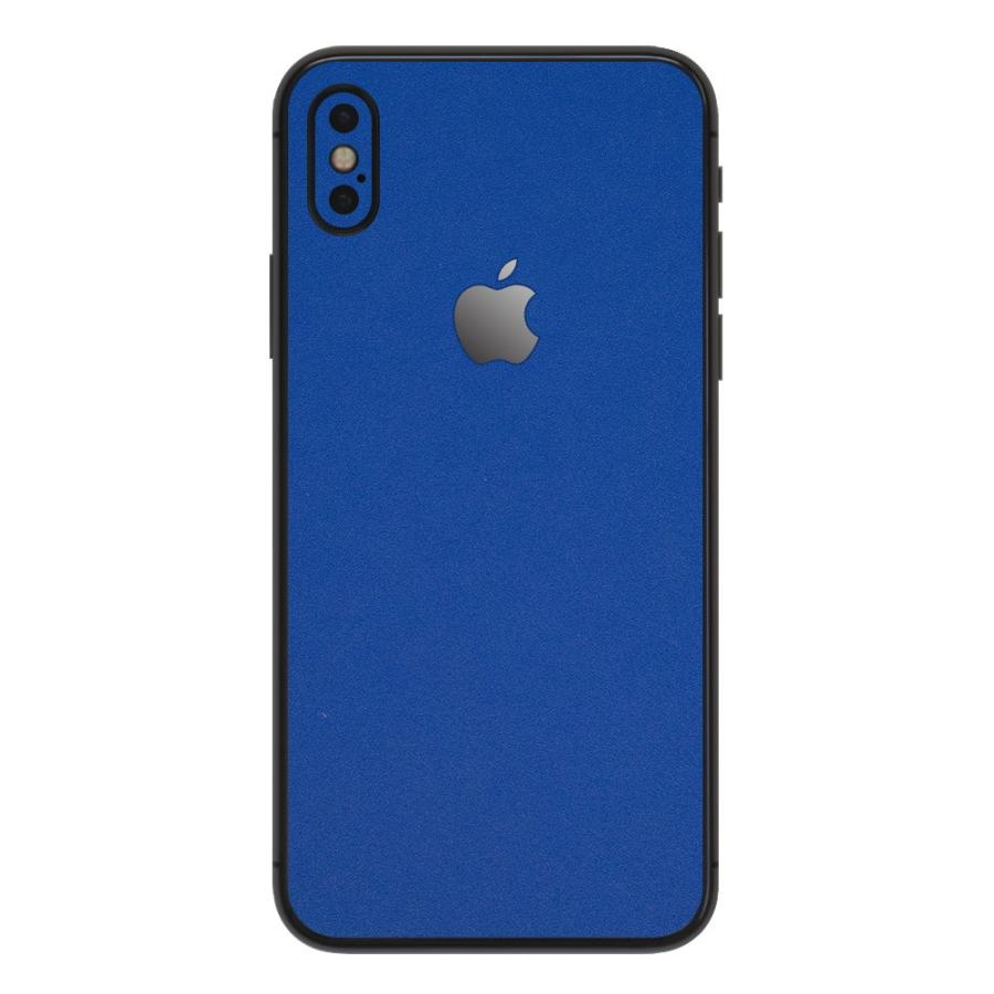 Iphonex Xs Xs Max Xr スキンシール 背面 シール ケース 保護 フィルム Wraplus ブルー 青 1023 Wraplus Online Store 通販 Yahoo ショッピング