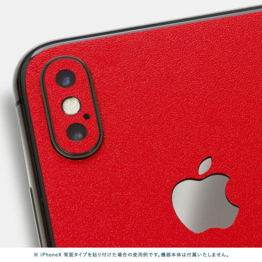 iPhoneX / XS / XS Max / XR スキンシール 背面 シール ケース 保護 フィルム wraplus レッド 赤 | Apple | 03