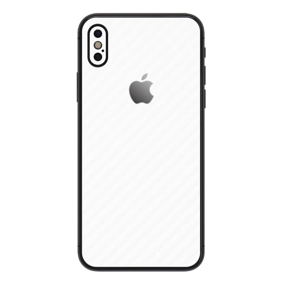 iPhoneX / XS / XS Max / XR スキンシール 背面 シール ケース 保護 フィルム wraplus ホワイトカーボン | Apple