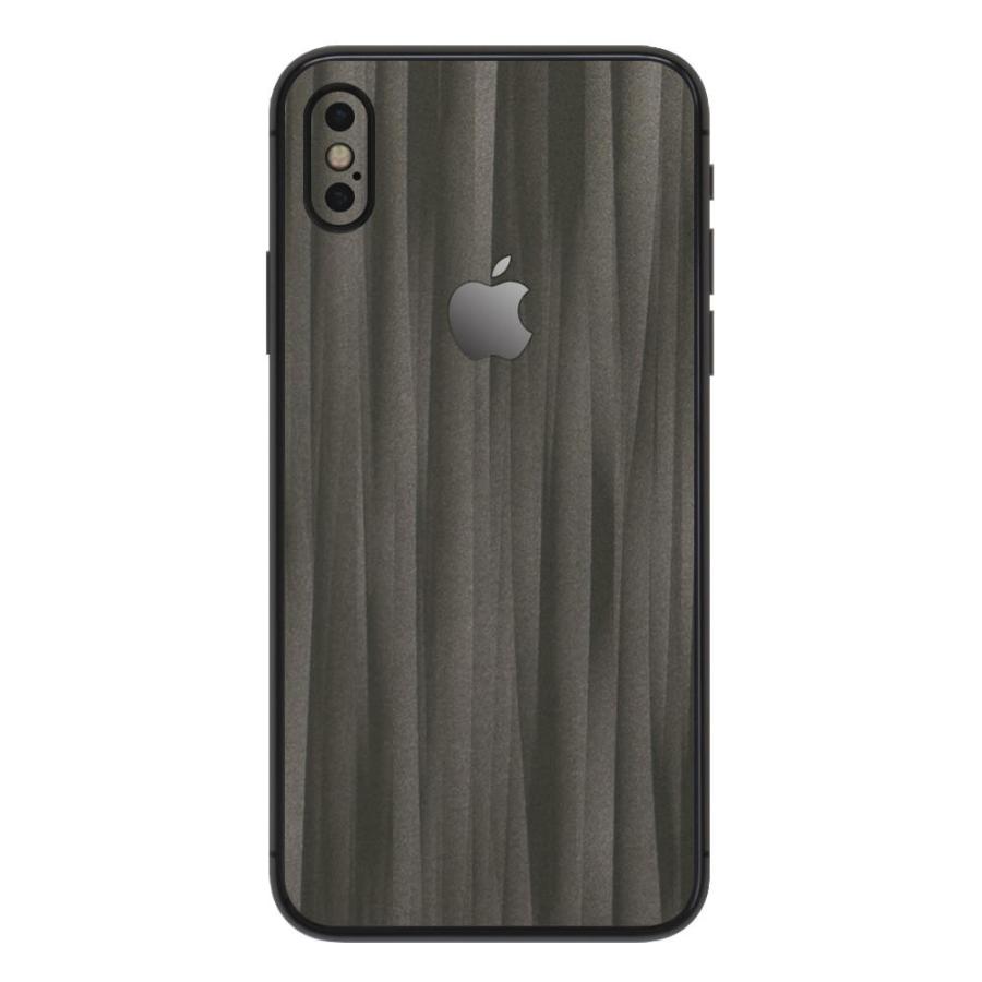 iPhoneX / XS / XS Max / XR スキンシール 背面 シール ケース 保護 フィルム wraplus ブラックアブストラクト | Apple