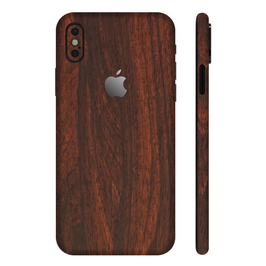 iPhoneX / XS / XS Max / XR スキンシール 全面 背面 側面 シール ケース 薄い wraplus ローズウッド | Apple