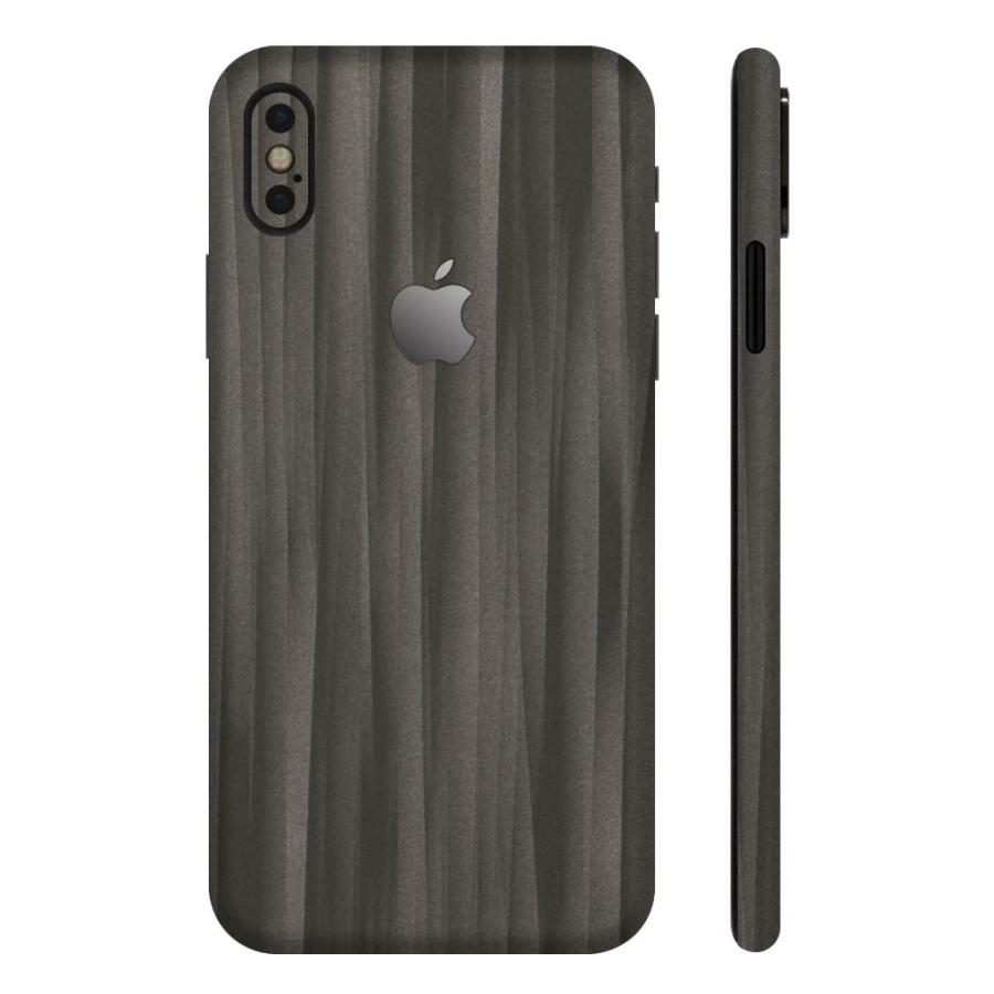 iPhoneX / XS / XS Max / XR スキンシール 全面 背面 側面 シール ケース 薄い wraplus ブラックアブストラクト | Apple