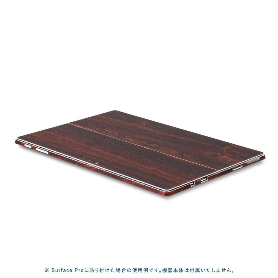 Surface Go3 / Go2 / Go スキンシール ケース カバー 保護 フィルム 背面 wraplus 選べる34色 ローズウッド | Surface | 02