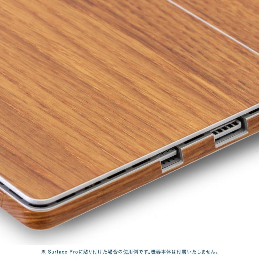 Surface Go3 / Go2 / Go スキンシール ケース カバー 保護 フィルム 背面 wraplus 選べる34色 オーク | Surface | 03