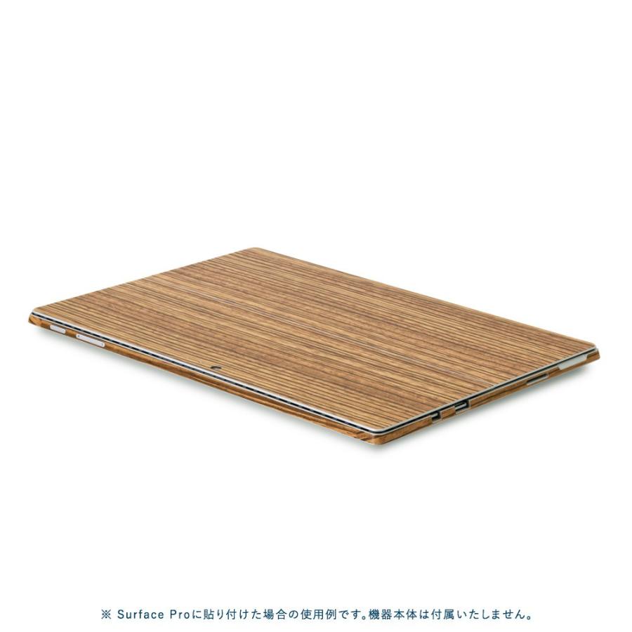 Surface Go3 / Go2 / Go スキンシール ケース カバー 保護 フィルム 背面 wraplus 選べる34色 ゼブラウッド2 | Surface | 02