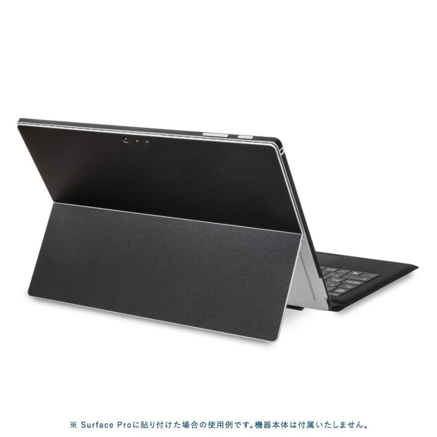 Surface Go3 / Go2 / Go スキンシール ケース カバー 保護 フィルム 背面 wraplus 選べる34色 ブラック 黒 | Surface | 01