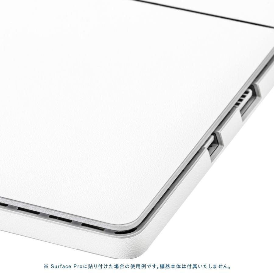 Surface Go3 / Go2 / Go スキンシール ケース カバー 保護 フィルム 背面 wraplus 選べる34色 ホワイト 白 | Surface | 03