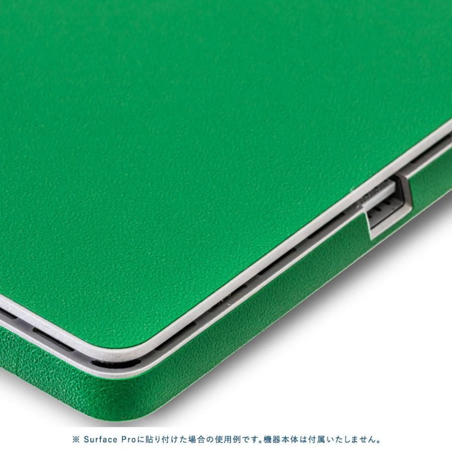 Surface Go3 / Go2 / Go スキンシール ケース カバー 保護 フィルム 背面 wraplus 選べる34色 グリーン 緑 | Surface | 03