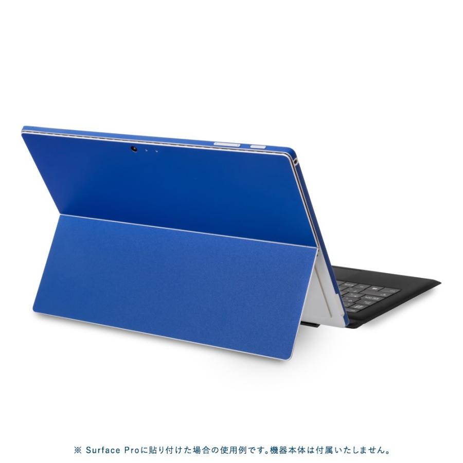 Surface Go3 / Go2 / Go スキンシール ケース カバー 保護 フィルム 背面 wraplus 選べる34色 ブルー 青 | Surface | 01