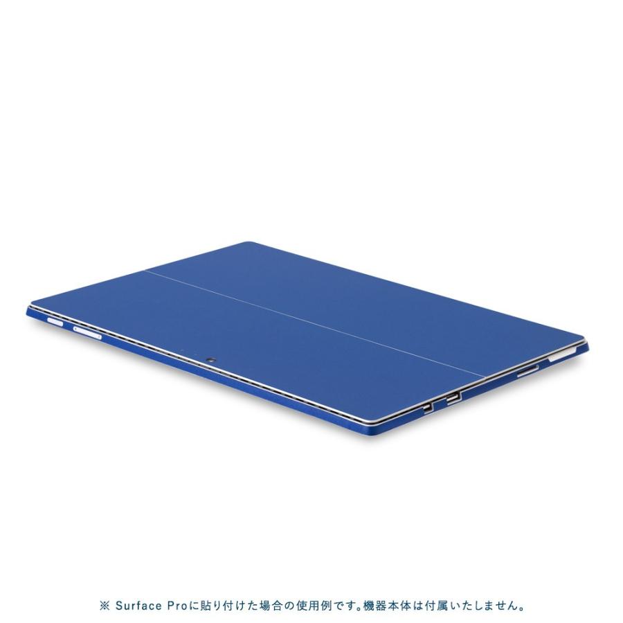 Surface Go3 / Go2 / Go スキンシール ケース カバー 保護 フィルム 背面 wraplus 選べる34色 ブルー 青 | Surface | 02