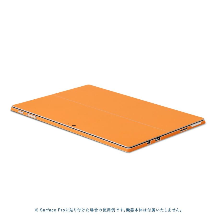 Surface Go3 / Go2 / Go スキンシール ケース カバー 保護 フィルム 背面 wraplus 選べる34色 オレンジ | Surface | 02