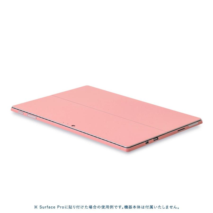 Surface Go3 / Go2 / Go スキンシール ケース カバー 保護 フィルム 背面 wraplus 選べる34色 サーモンピンク | Surface | 02