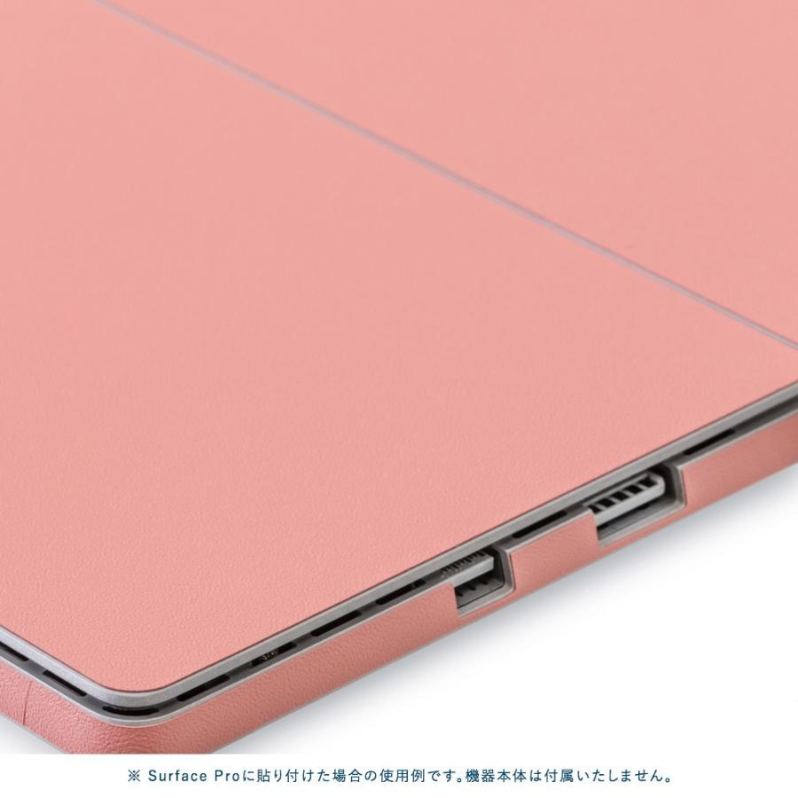 Surface Go3 / Go2 / Go スキンシール ケース カバー 保護 フィルム 背面 wraplus 選べる34色 サーモンピンク | Surface | 03