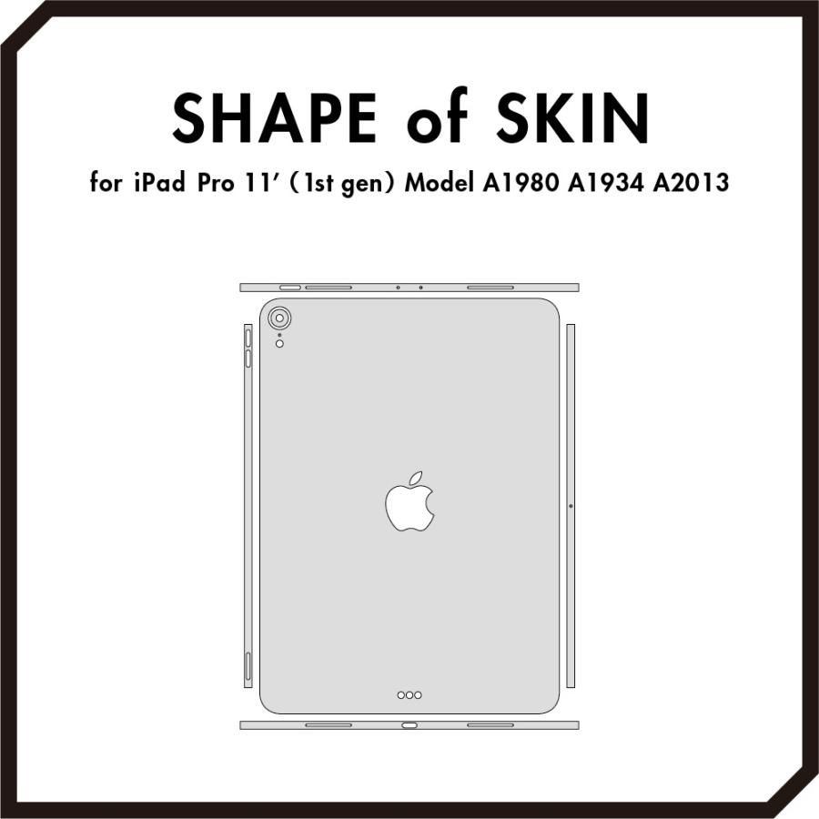 iPad Pro 11インチ 第4世代 第3世代 第2世代 第1世代 2022 スキンシール ケース カバー フィルム 背面 wraplus オーク | iPad | 05