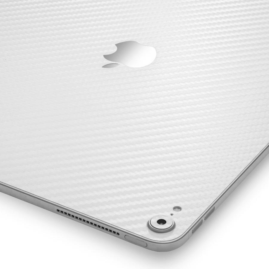 iPad Pro 12.9インチ 第6世代 第5世代 第4世代 第3世代 2022 スキンシール ケース フィルム 背面 wraplus ホワイトカーボン | iPad | 03