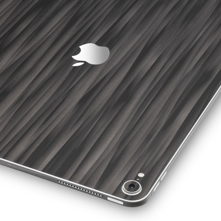 iPad Pro 12.9インチ 第6世代 第5世代 第4世代 第3世代 2022 スキンシール ケース フィルム 背面 wraplus ブラックアブストラクト | iPad | 03