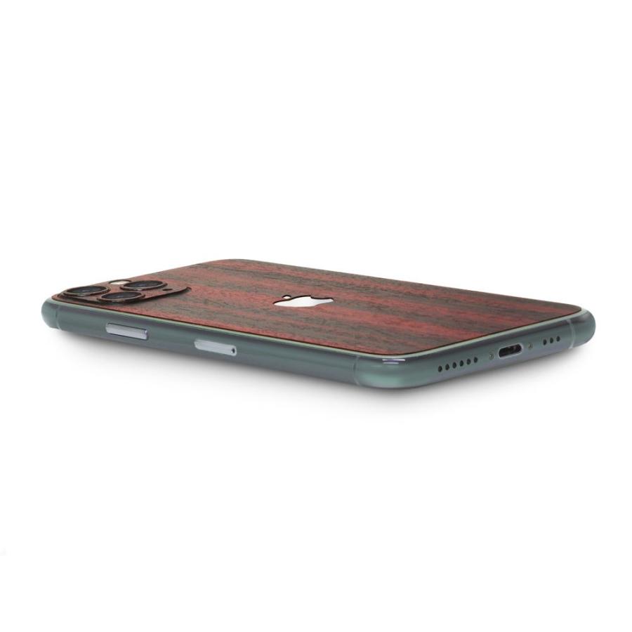 iPhone11 / 11 Pro / 11 Pro Max スキンシール 背面 シール ケース 保護 フィルム wraplus ローズウッド | Apple | 03