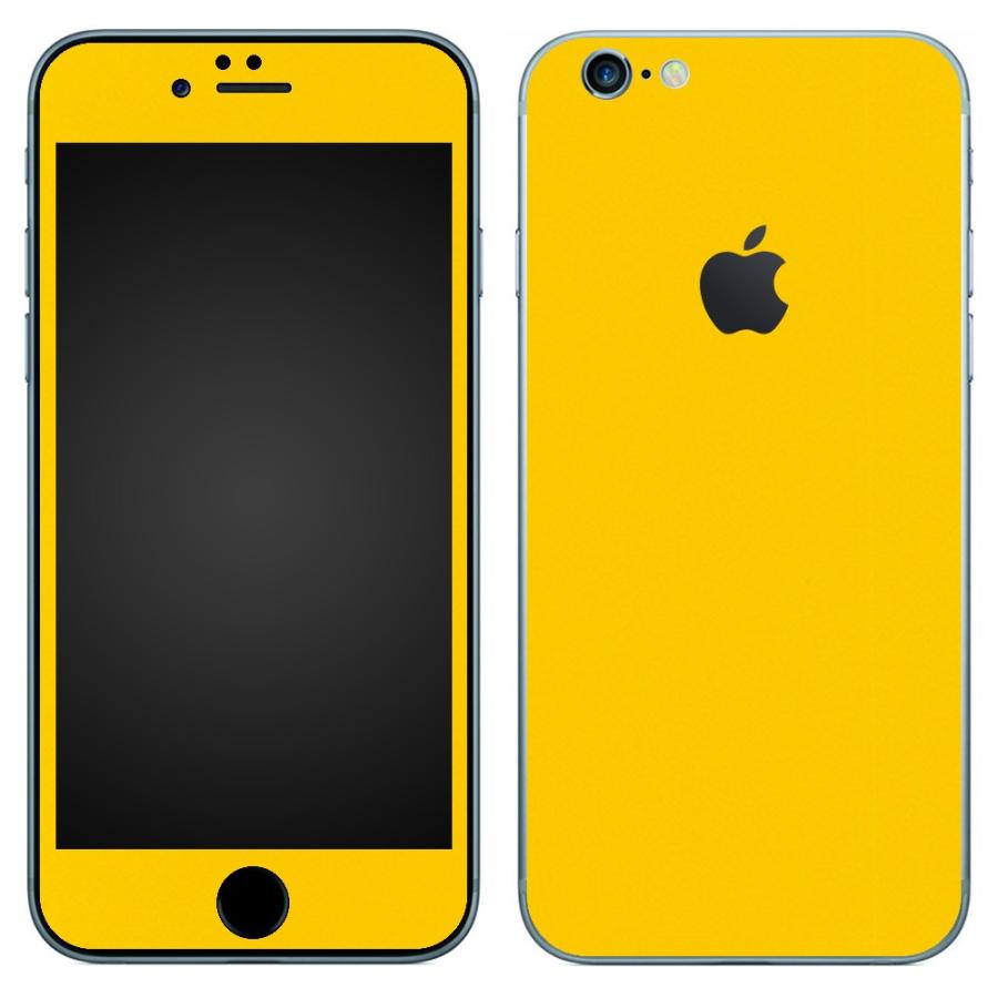 Iphone6s Iphone6 スキンシール 前面 背面タイプ シール ケース カバー Wraplus 選べる34色 イエロー 黄色 12 Wraplus Online Store 通販 Yahoo ショッピング