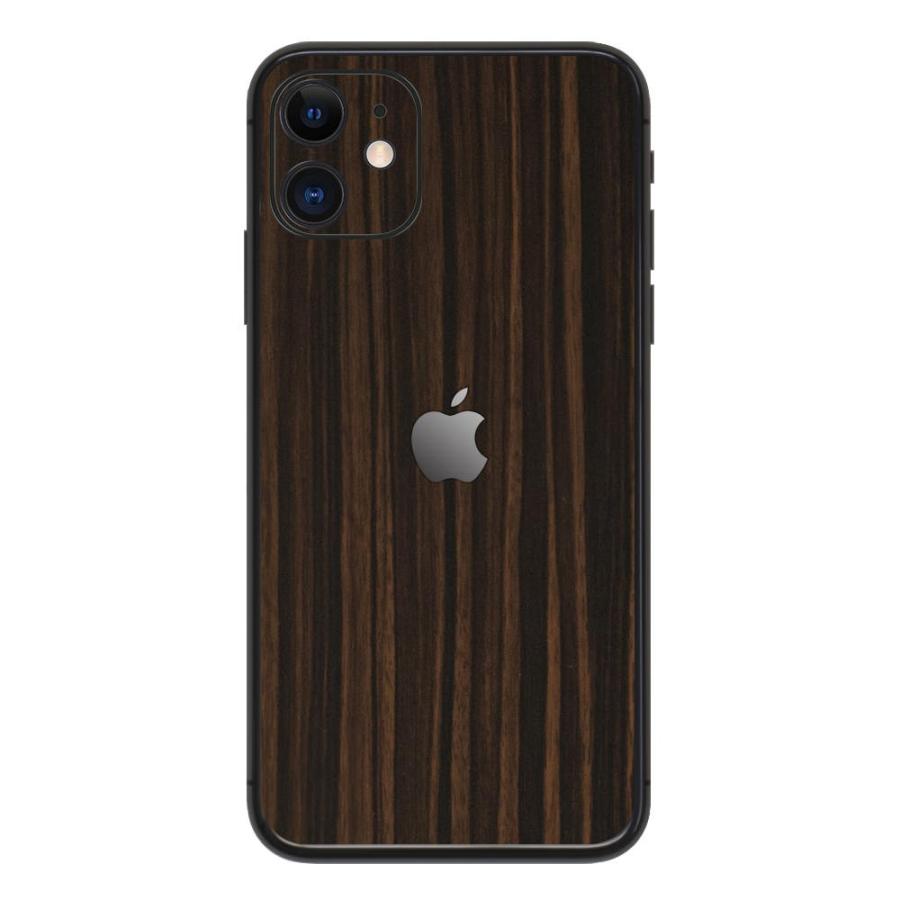 iPhone11 / 11 Pro / 11 Pro Max スキンシール 背面 シール ケース 保護 フィルム wraplus エボニー | Apple | 01