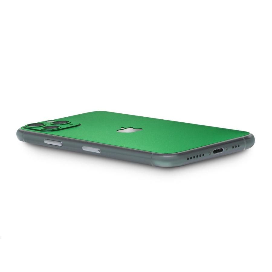iPhone11 / 11 Pro / 11 Pro Max スキンシール 背面 シール ケース 保護 フィルム wraplus グリーン 緑｜wraplus｜04