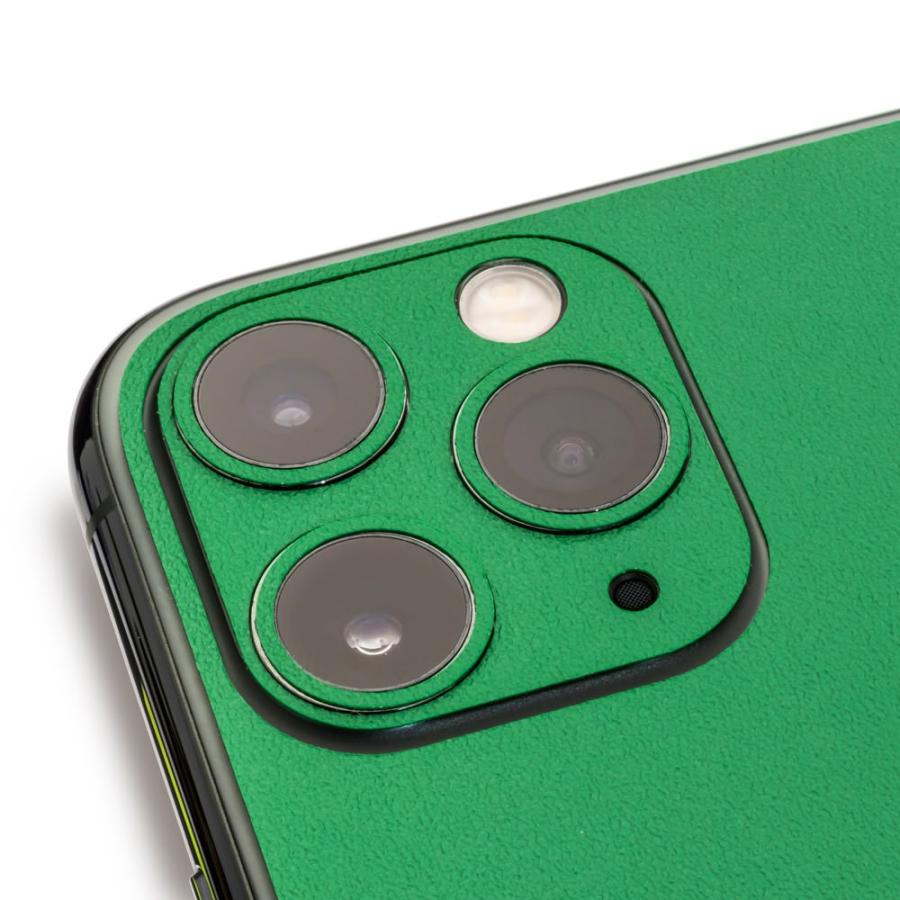 iPhone11 / 11 Pro / 11 Pro Max スキンシール 背面 シール ケース 保護 フィルム wraplus グリーン 緑 | Apple | 04