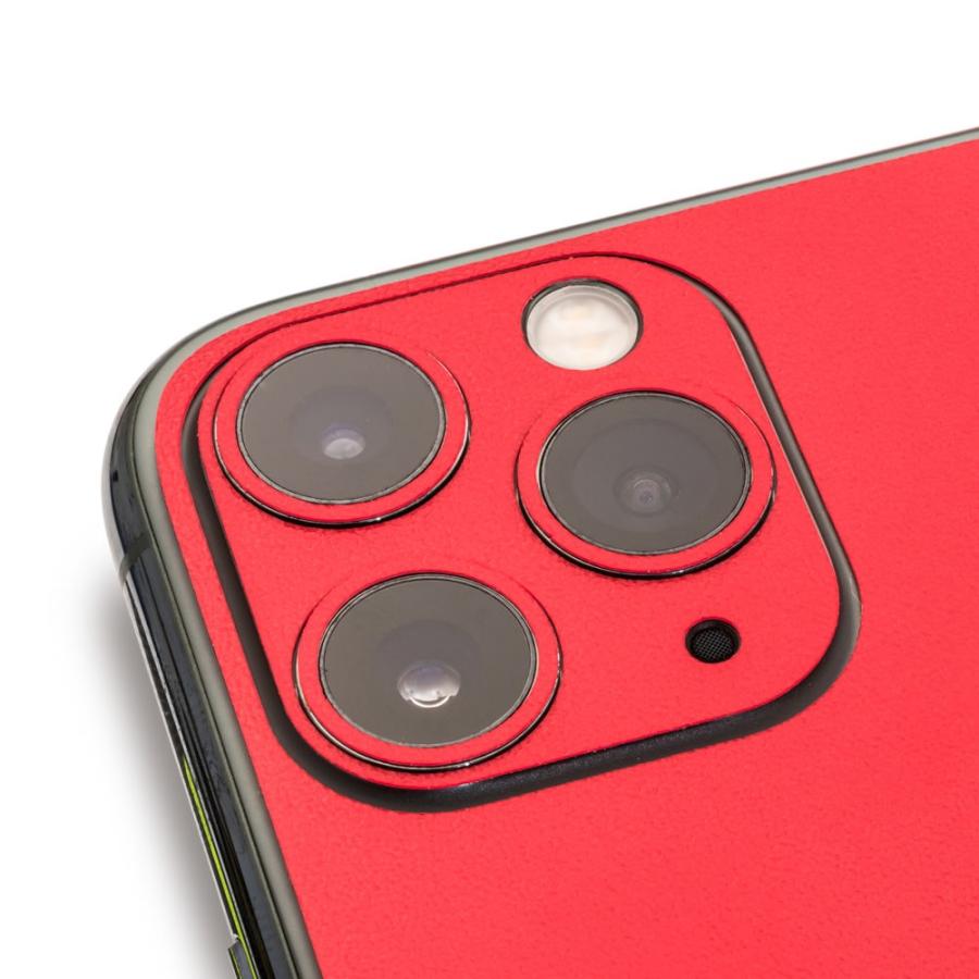 iPhone11 / 11 Pro / 11 Pro Max スキンシール 背面 シール ケース 保護 フィルム wraplus レッド 赤 | Apple | 04