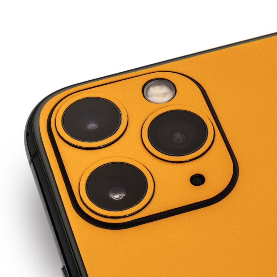 iPhone11 / 11 Pro / 11 Pro Max スキンシール 背面 シール ケース 保護 フィルム wraplus オレンジ | Apple | 04