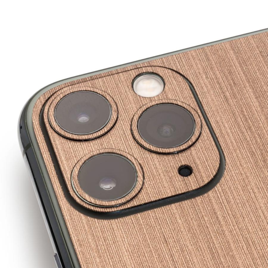 iPhone11 / 11 Pro / 11 Pro Max スキンシール 背面 シール ケース 保護 フィルム wraplus ブロンズブラッシュメタル | Apple | 04