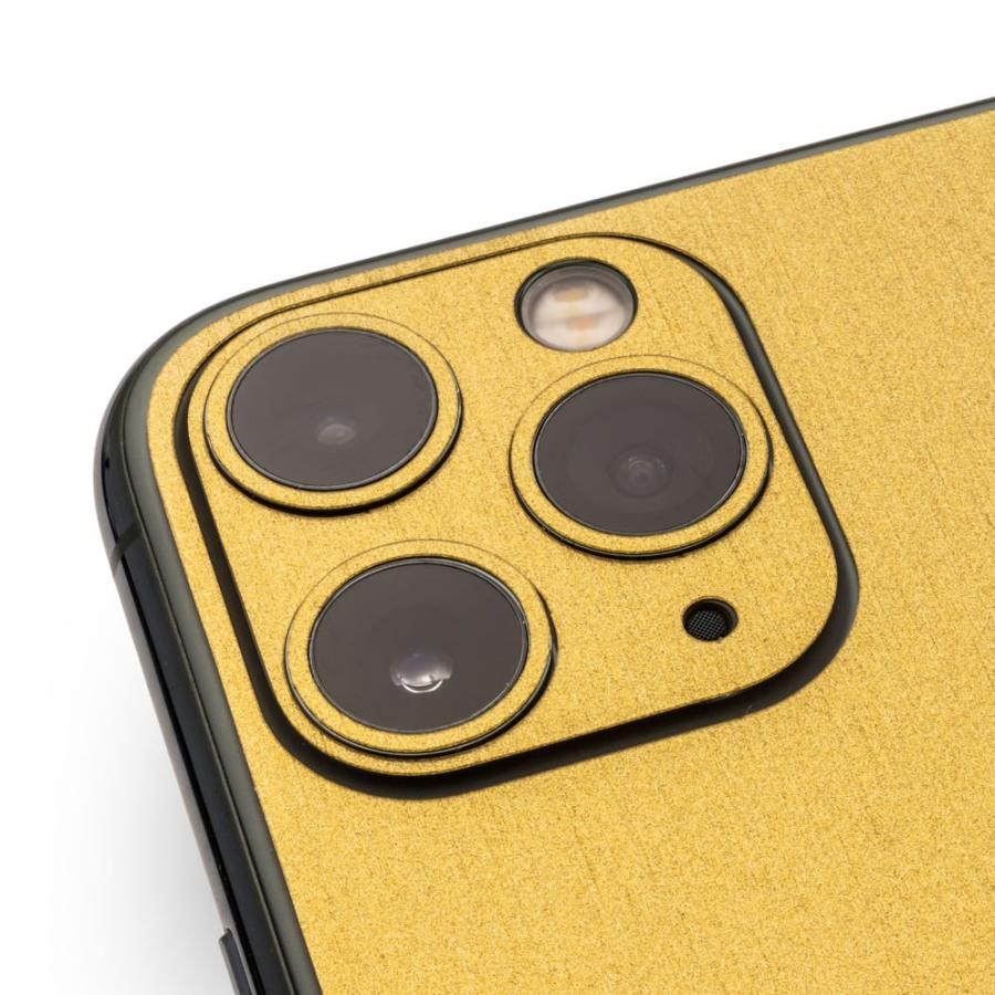 iPhone11 / 11 Pro / 11 Pro Max スキンシール 背面 シール ケース 保護 フィルム wraplus ゴールドブラッシュメタル | Apple | 04