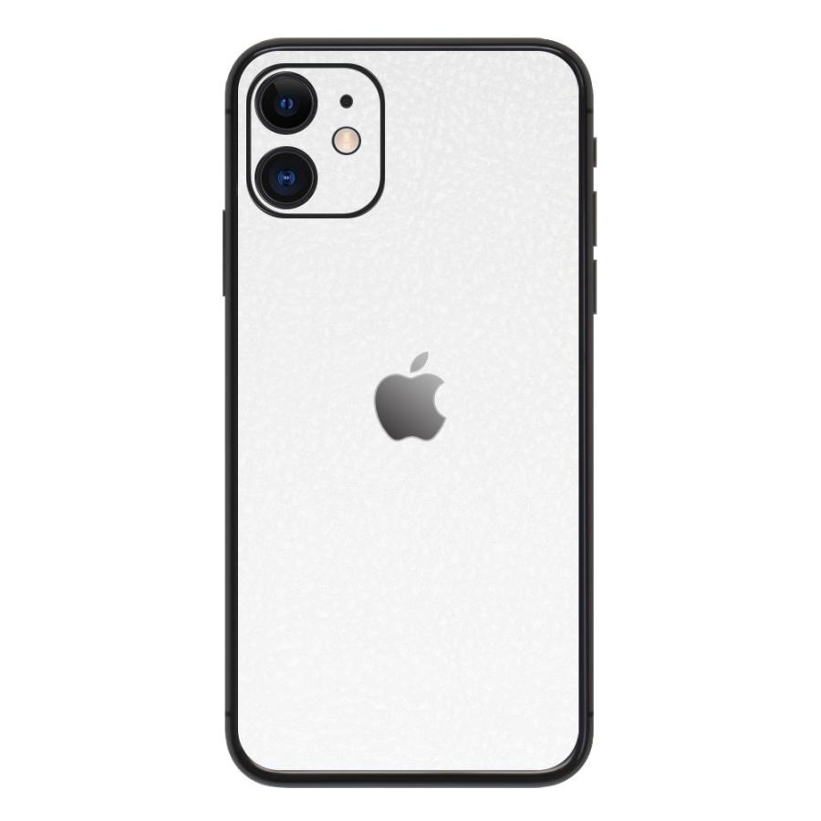 iPhone11 / 11 Pro / 11 Pro Max スキンシール 背面 シール ケース 保護 フィルム wraplus ホワイトレザー | Apple | 01
