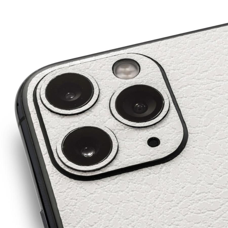 iPhone11 / 11 Pro / 11 Pro Max スキンシール 背面 シール ケース 保護 フィルム wraplus ホワイトレザー | Apple | 04