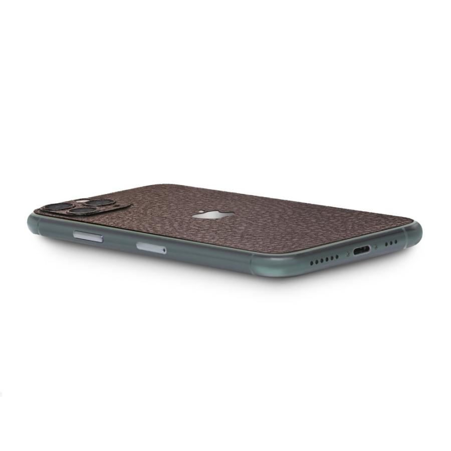 iPhone11 / 11 Pro / 11 Pro Max スキンシール 背面 シール ケース 保護 フィルム wraplus ブラウンレザー | Apple | 03