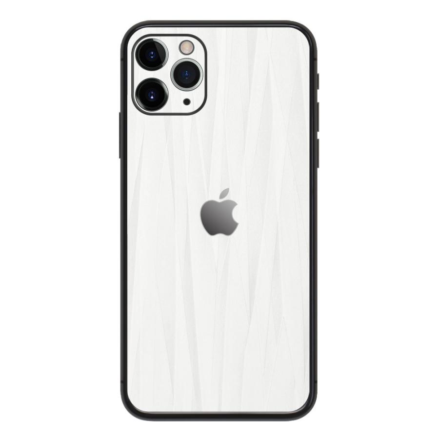 iPhone11 / 11 Pro / 11 Pro Max スキンシール 背面 シール ケース 保護 フィルム wraplus ホワイトアブストラクト | Apple