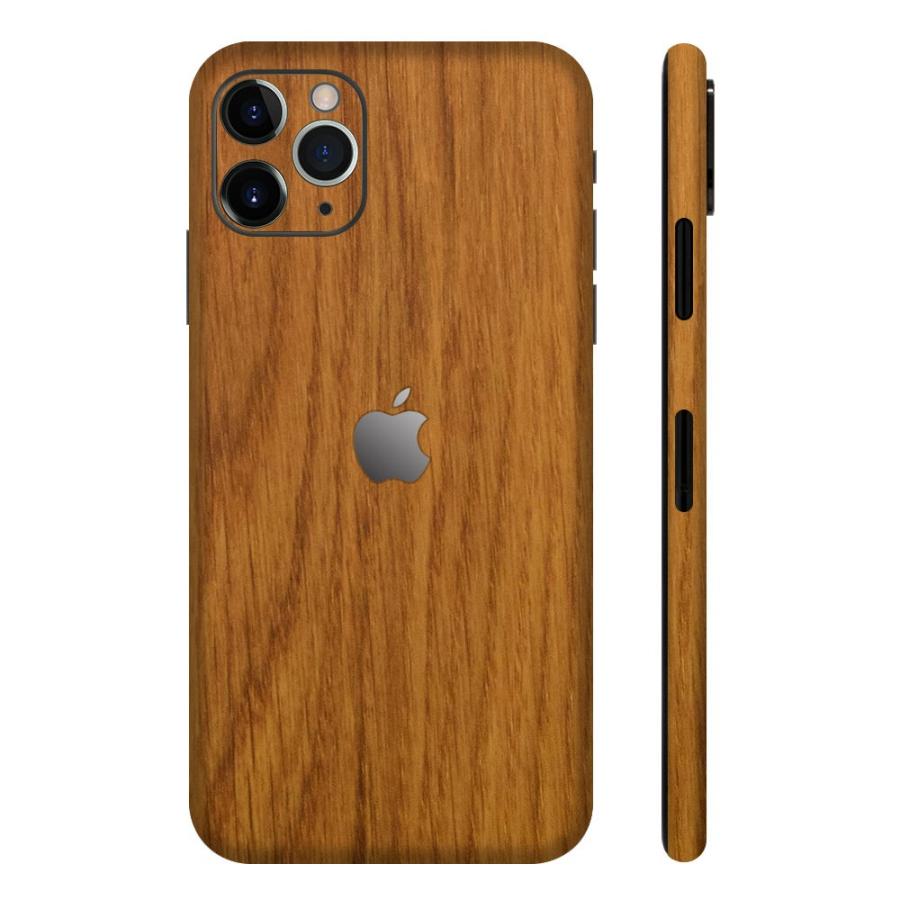 iPhone11 / 11 Pro / 11 Pro Max スキンシール 全面 背面 側面 シール ケース 薄い wraplus オーク | Apple
