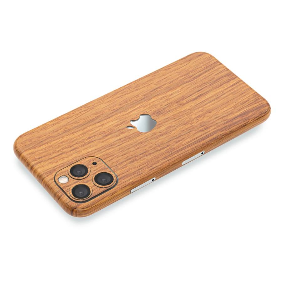 iPhone11 / 11 Pro / 11 Pro Max スキンシール 全面 背面 側面 シール ケース 薄い wraplus オーク | Apple | 02