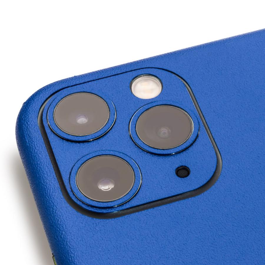 iPhone11 / 11 Pro / 11 Pro Max スキンシール 全面 背面 側面 シール ケース 薄い wraplus ブルー 青 | Apple | 04