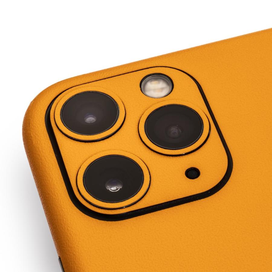 iPhone11 / 11 Pro / 11 Pro Max スキンシール 全面 背面 側面 シール ケース 薄い wraplus オレンジ | Apple | 04