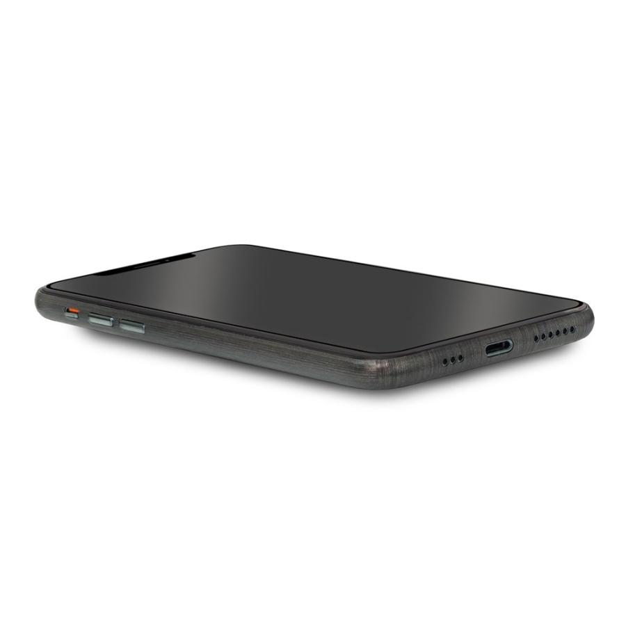 iPhone11 / 11 Pro / 11 Pro Max スキンシール 全面 背面 側面 シール ケース 薄い wraplus ブラックブラッシュメタル | Apple | 03