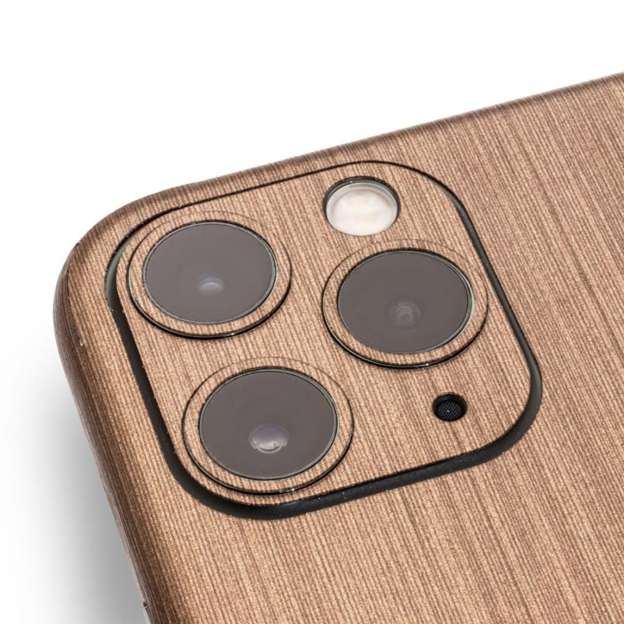 iPhone11 / 11 Pro / 11 Pro Max スキンシール 全面 背面 側面 シール ケース 薄い wraplus ブロンズブラッシュメタル | Apple | 04